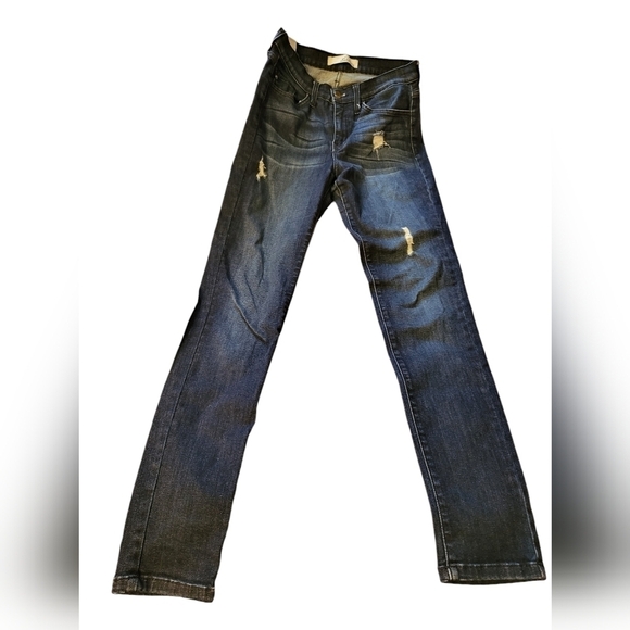 KanCan W7 27 USA distressed blue jeans style Estilo - Picture 2 of 14